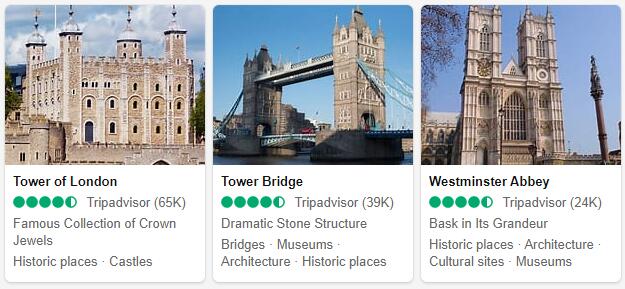 London Attractions 2